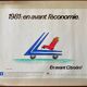 Original poster "En avant Citroën, l'économie" Raymond Savignac 35x49cm 1981
