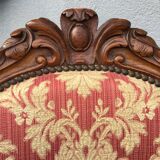 Pair of napoleon III armchairs, 19th century
