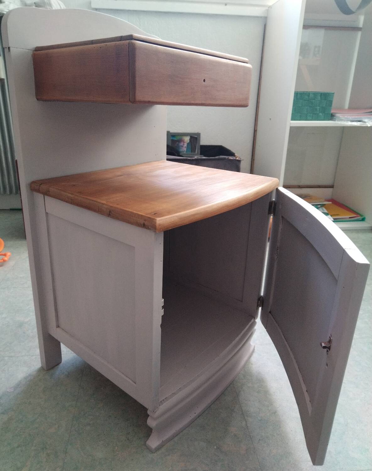 Renovated bedside table