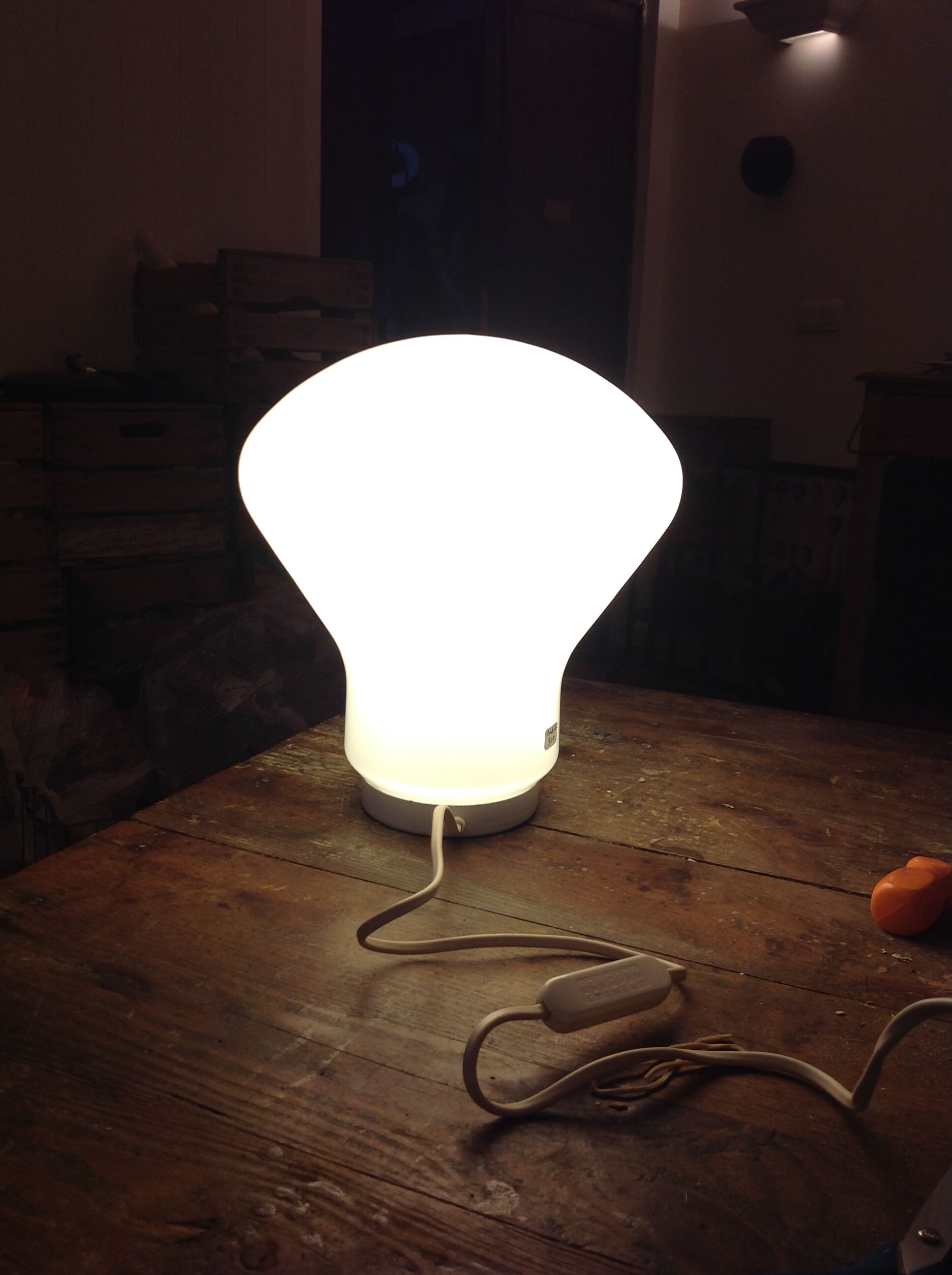 Vintage bulb lamp, 70s