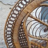Fauteuil Emmanuelle  peacock en rotin