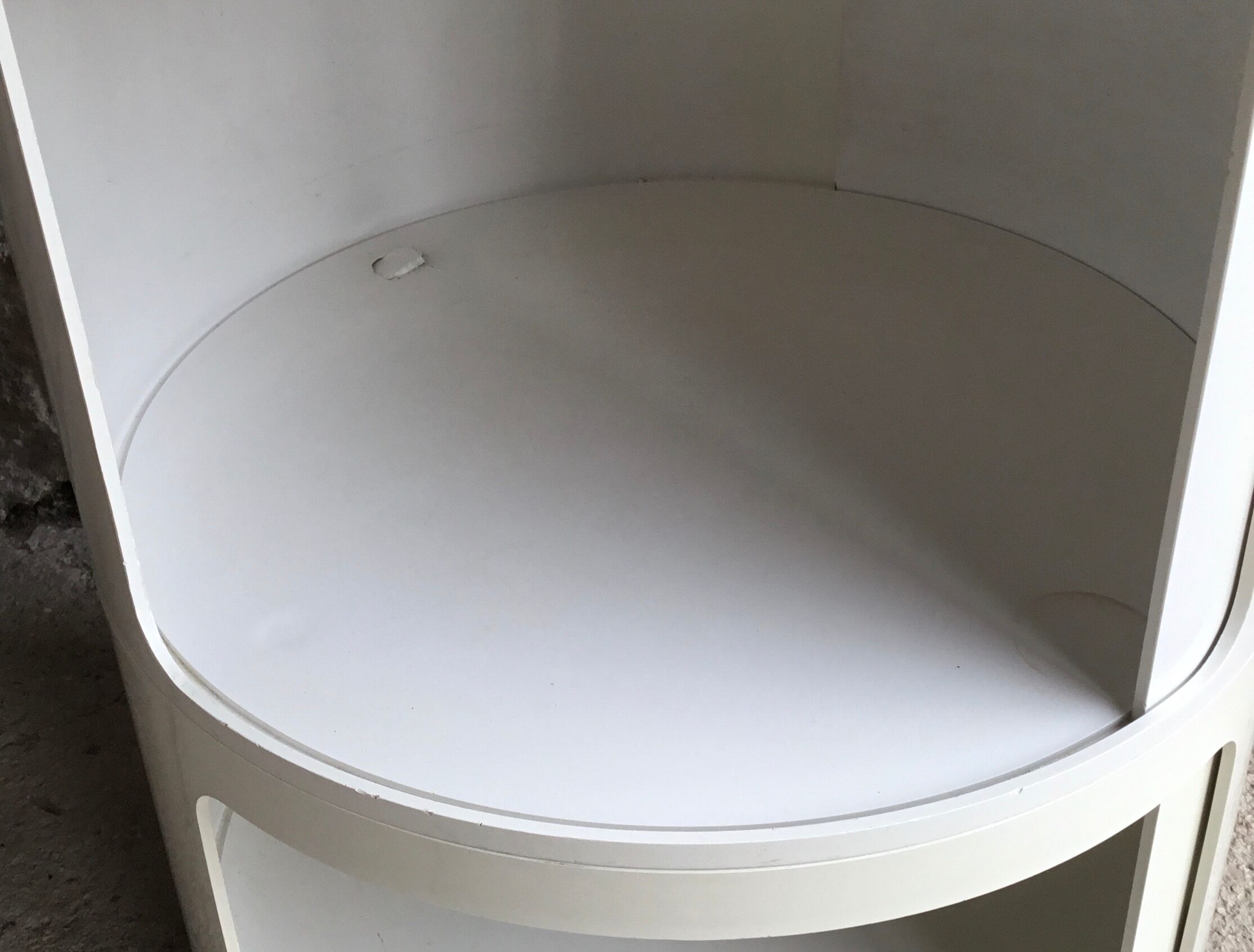 Bedside table with wheels componibili by Anna Castelli for Kartell - vintage 1960
