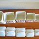 Lot of 6 porcelain spice jar