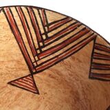 Kabyle wall dish in terracotta, 70s