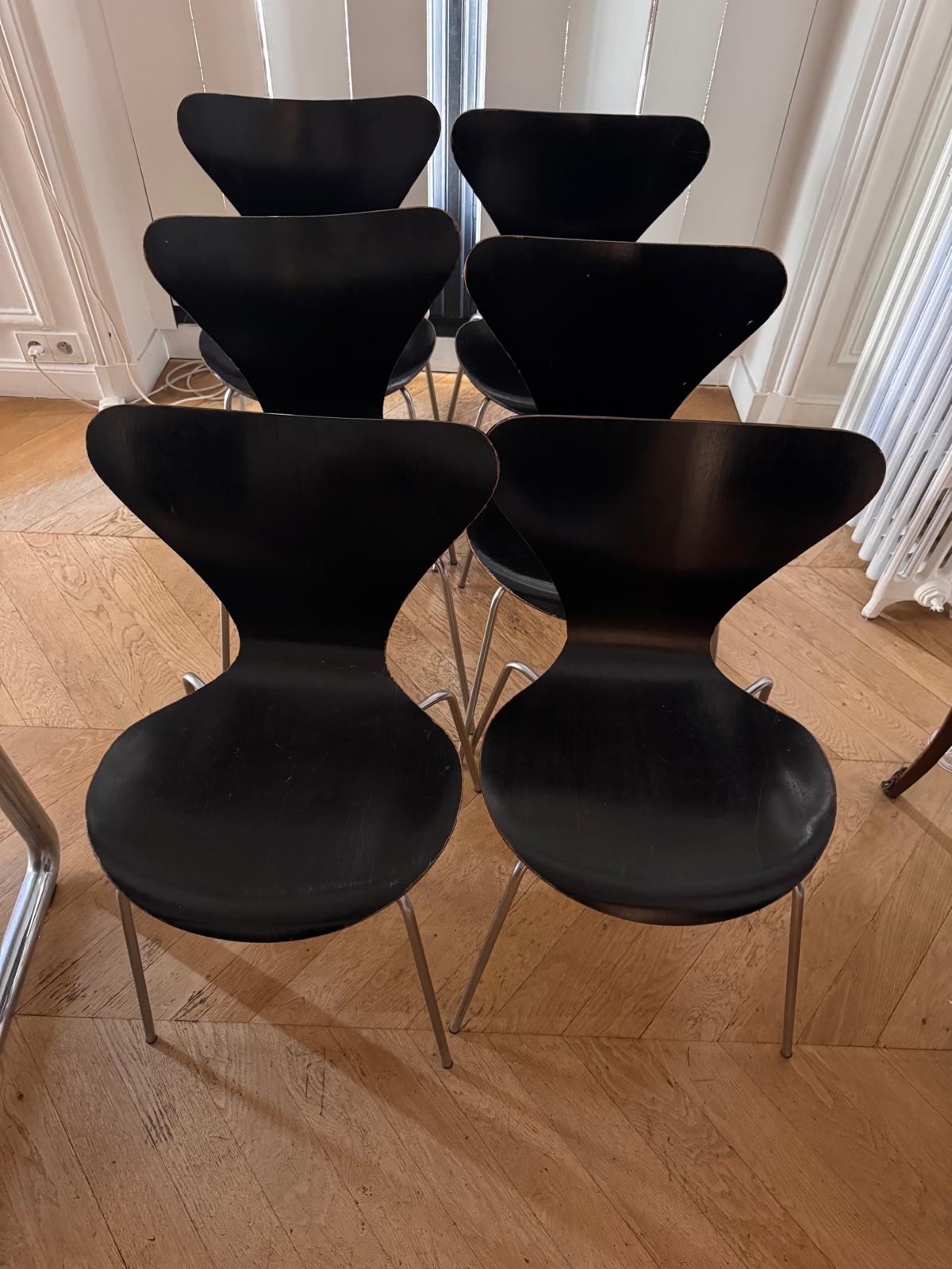6 Ant Chair, Danish designer Fritz Hansen, 1968