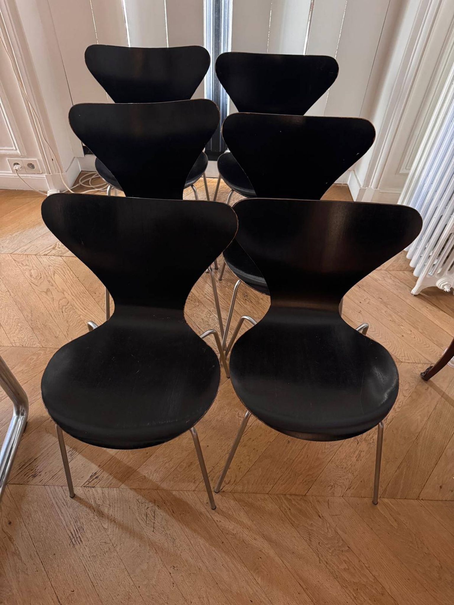 6 Ant Chair, Danish designer Fritz Hansen, 1968