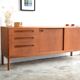 Danish vintage enfilade * Sliding doors * 183 cm *