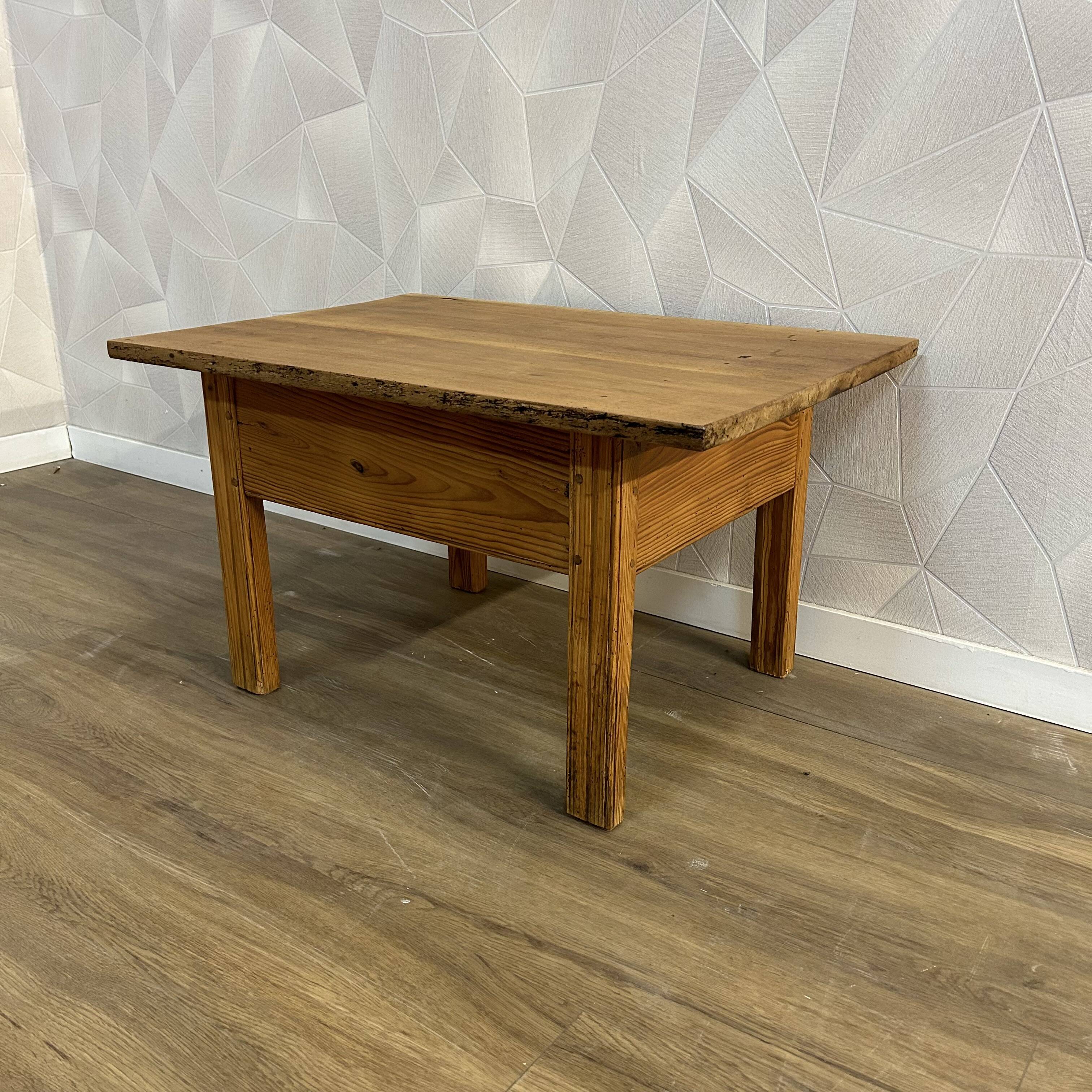 Solid pine coffee table
