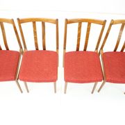 1970s Set of Four Dining Chairs, Czechoslovakia