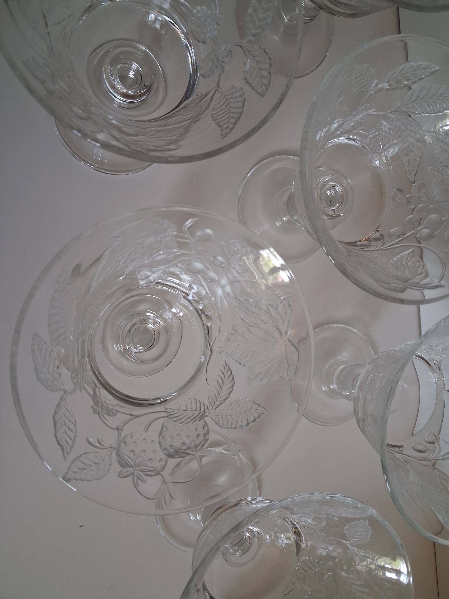 LOT de 6 coupes à glace collection "Délice" de Luminarc