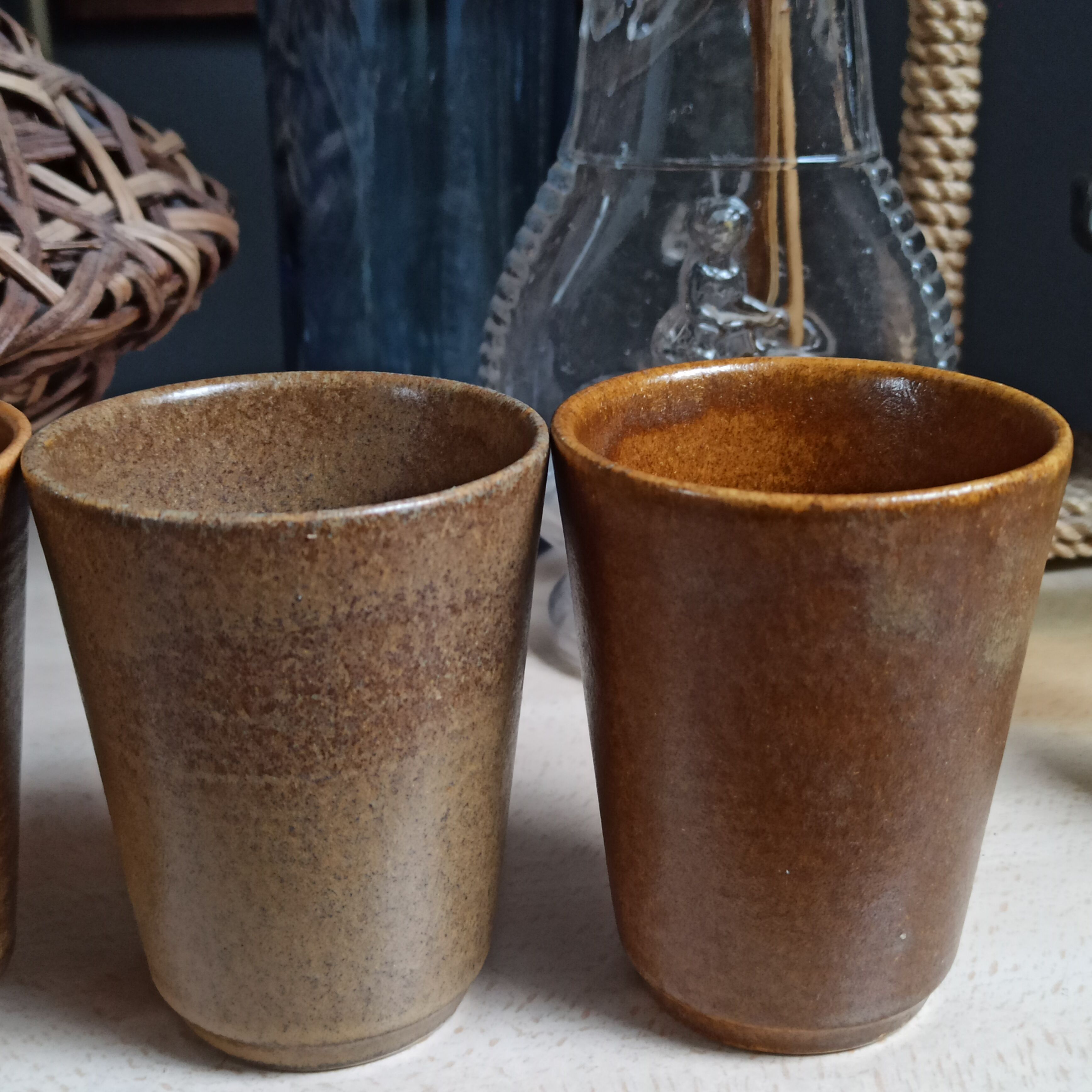 Digoin sandstone cups