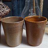 Tasses Digoin en grès