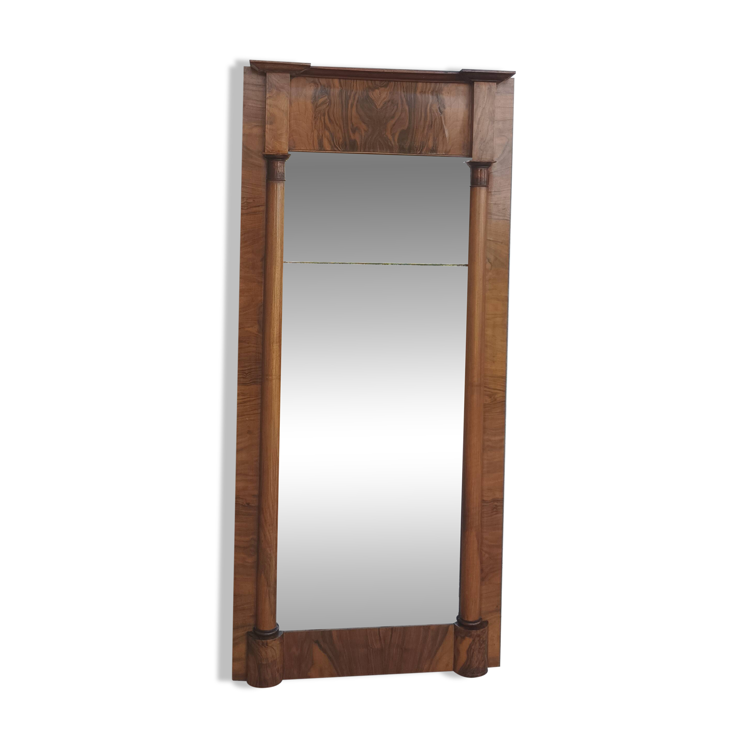 Empire mirror in mahogany