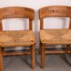 Chaises en pin et en corde de Ranier Daumiller