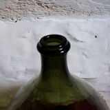 Dark green demijohn