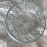 Crystal salad bowl chiseled like new