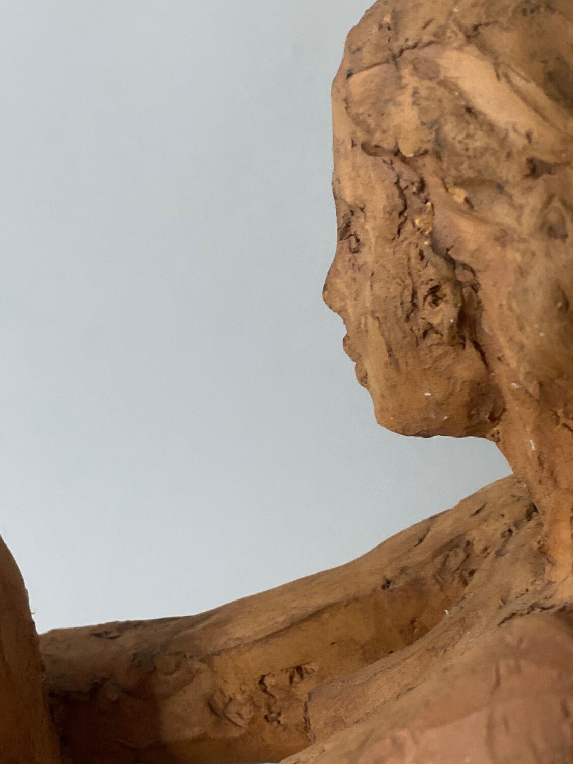 Nude Woman - Ceramic clay sculpture