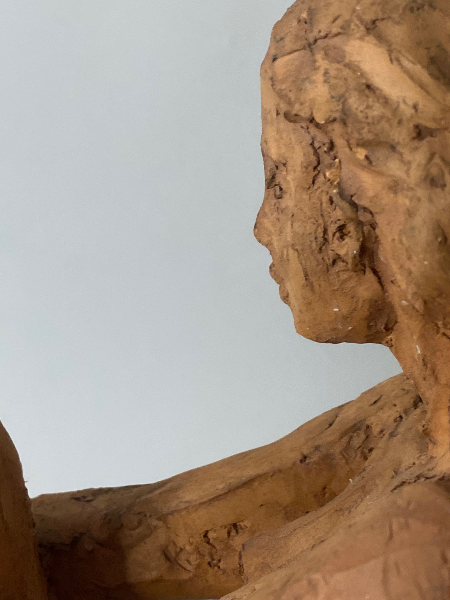 Femme nue - Sculpture en terre céramique