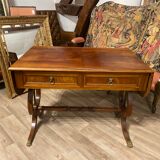Desk with flap