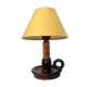 Lampe bougeoir en bois