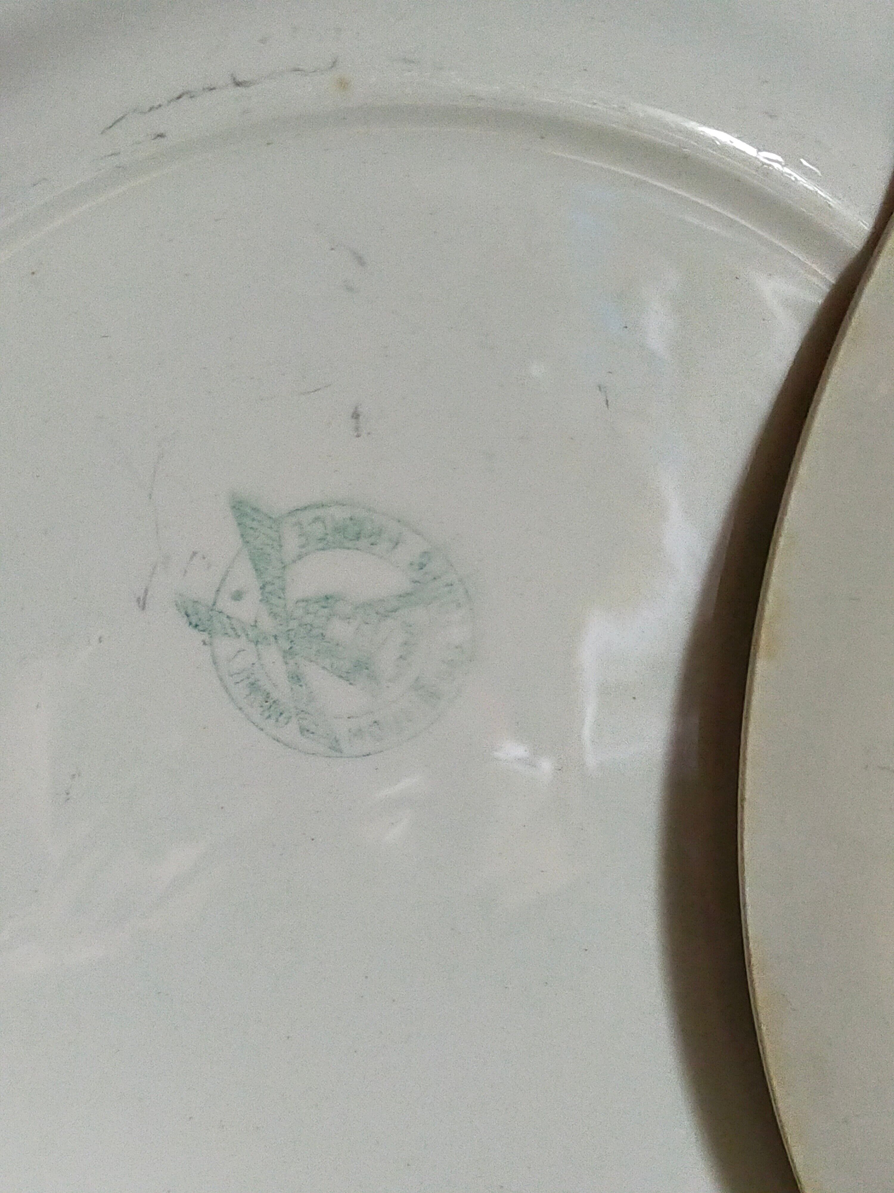 Set of plates Moulin des Loups vintage