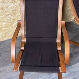 2x 60s 70s Easy Chair Leather Armchairs Westnofa Norway Mid Century