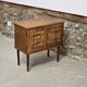 Brutalist two-door bedside table