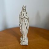 Ancient statuette Virgin Mary Our Lady of Lourdes