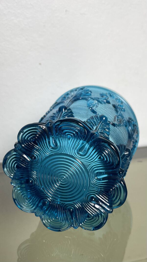 Verres Gobelets Saint Louis Creusot - Bleu / Rocaille / Verre