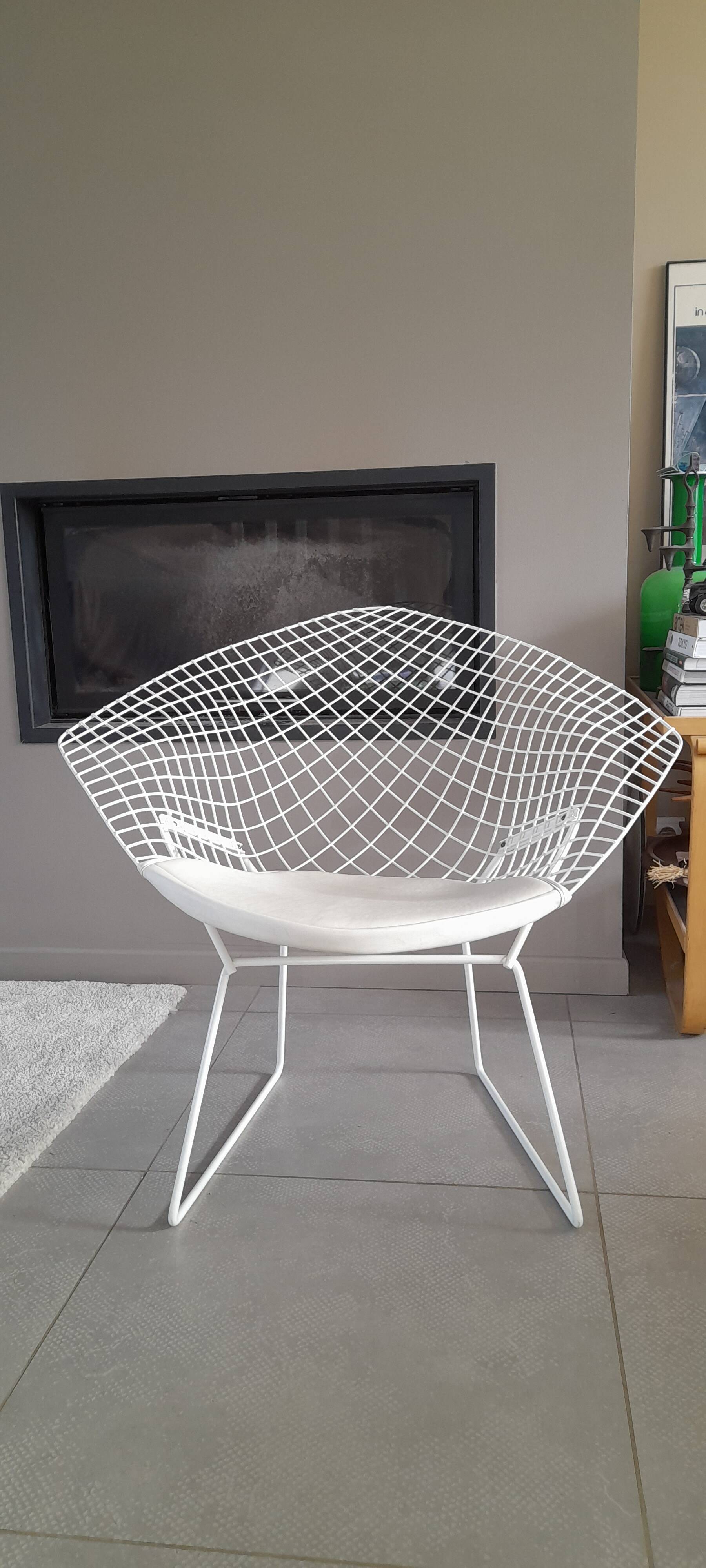Fauteuil diamant vintage Knoll Harry Bertoia