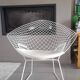 Fauteuil diamant vintage Knoll Harry Bertoia
