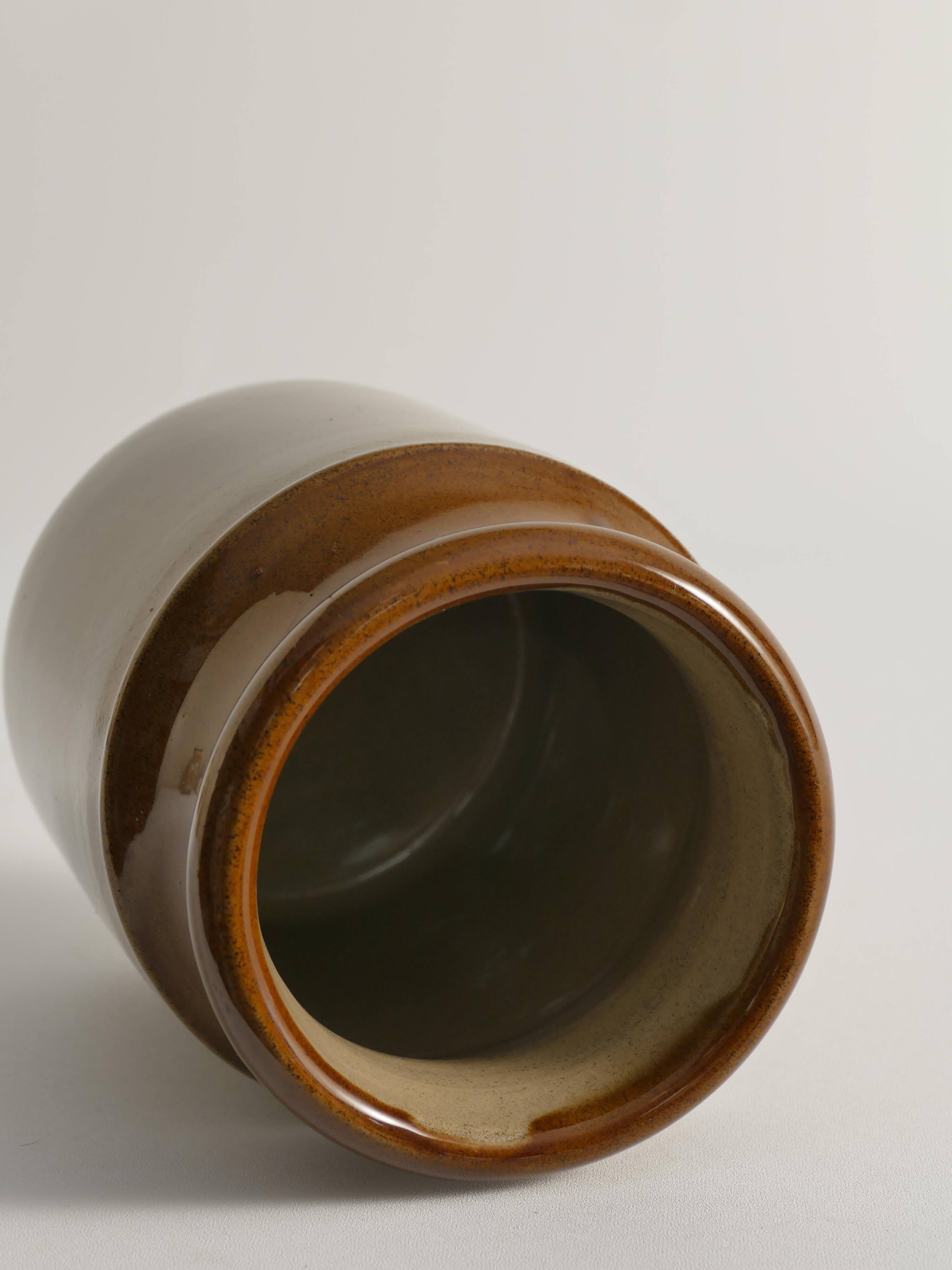 English Farmhouse Stoneware Jar by Moira, England, Late 20th Century