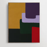 Large colorful painting 130x97 cm