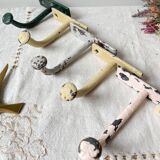 Vintage cast iron wall hooks