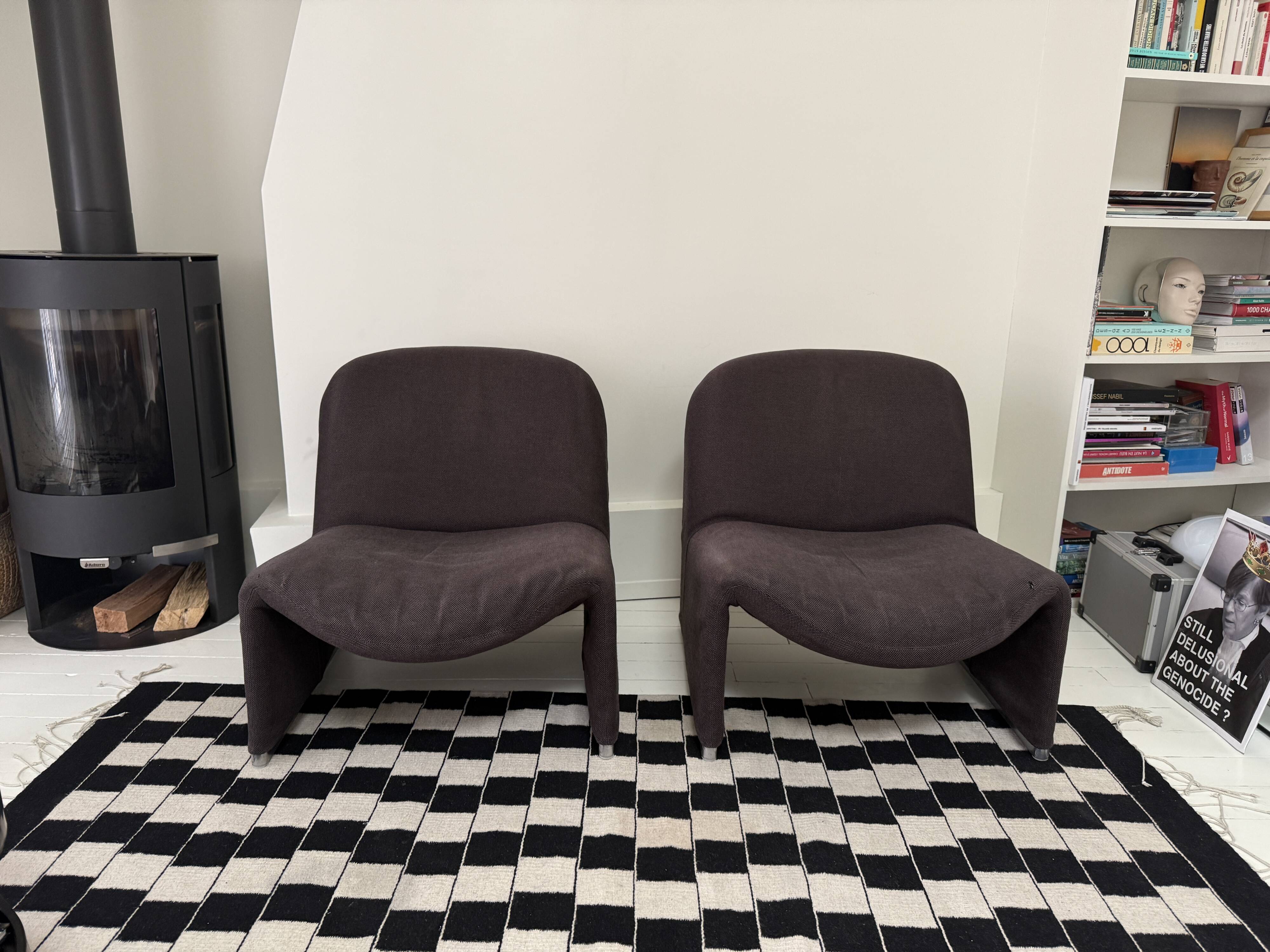Pair of Alky Giancarlo Piretti armchairs