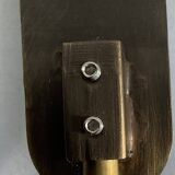 Pair of brass and marble bookends