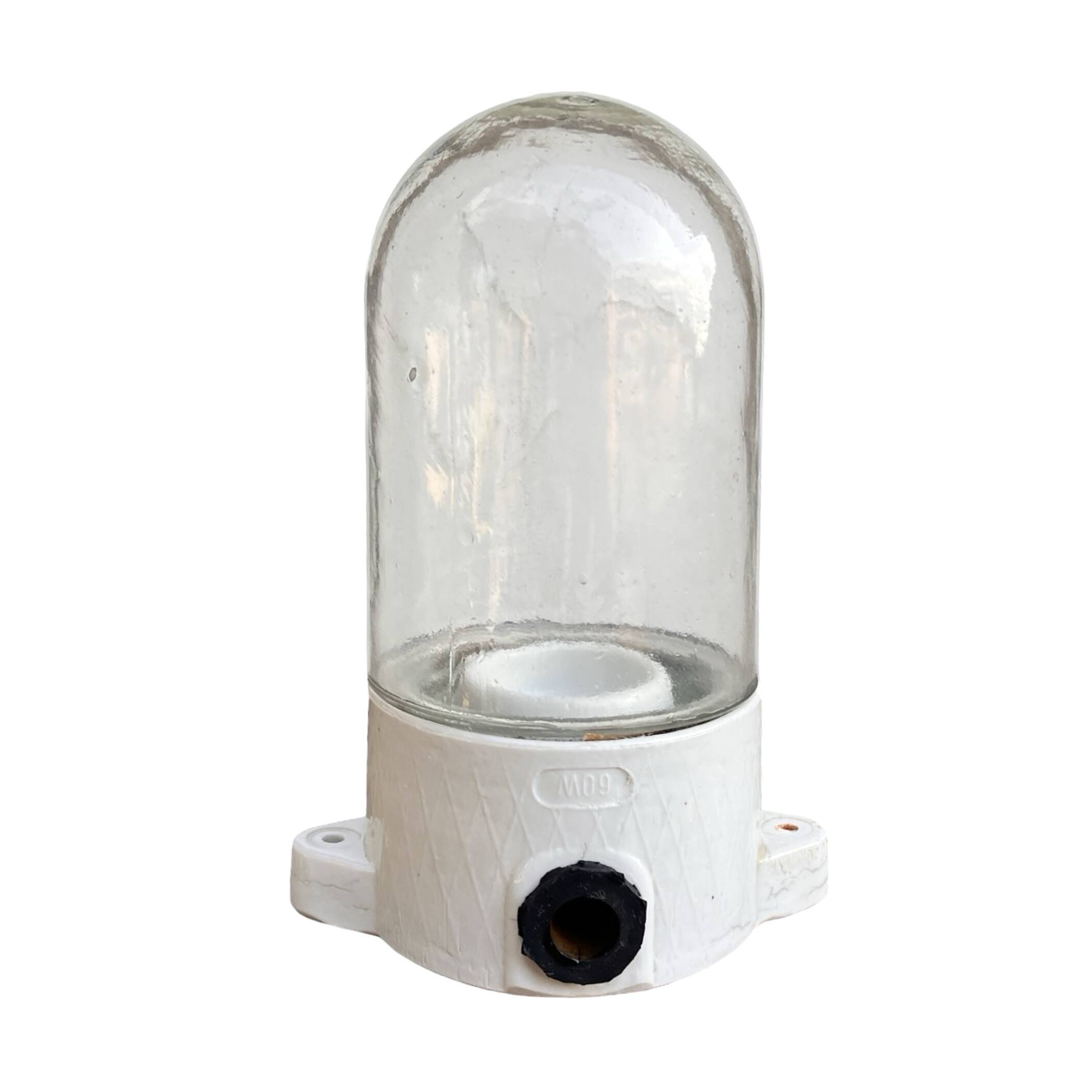 Transparent industrial wall lamp, Lindner & Co., Germany, 1970s.