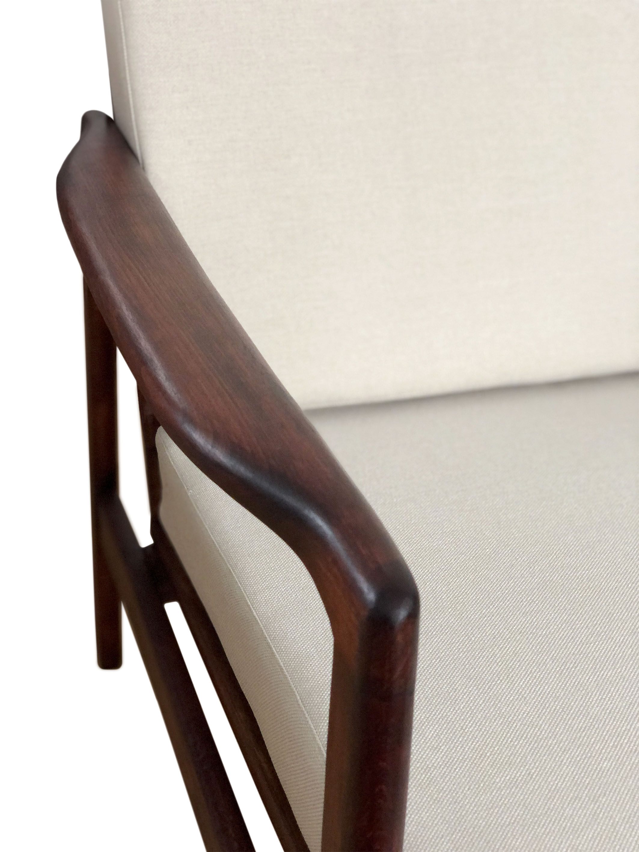 Beige Armchairs B 7752 By Zenon Bączyk For Swarzędzkie Fabryki Mebli, 1960s, Set Of 2