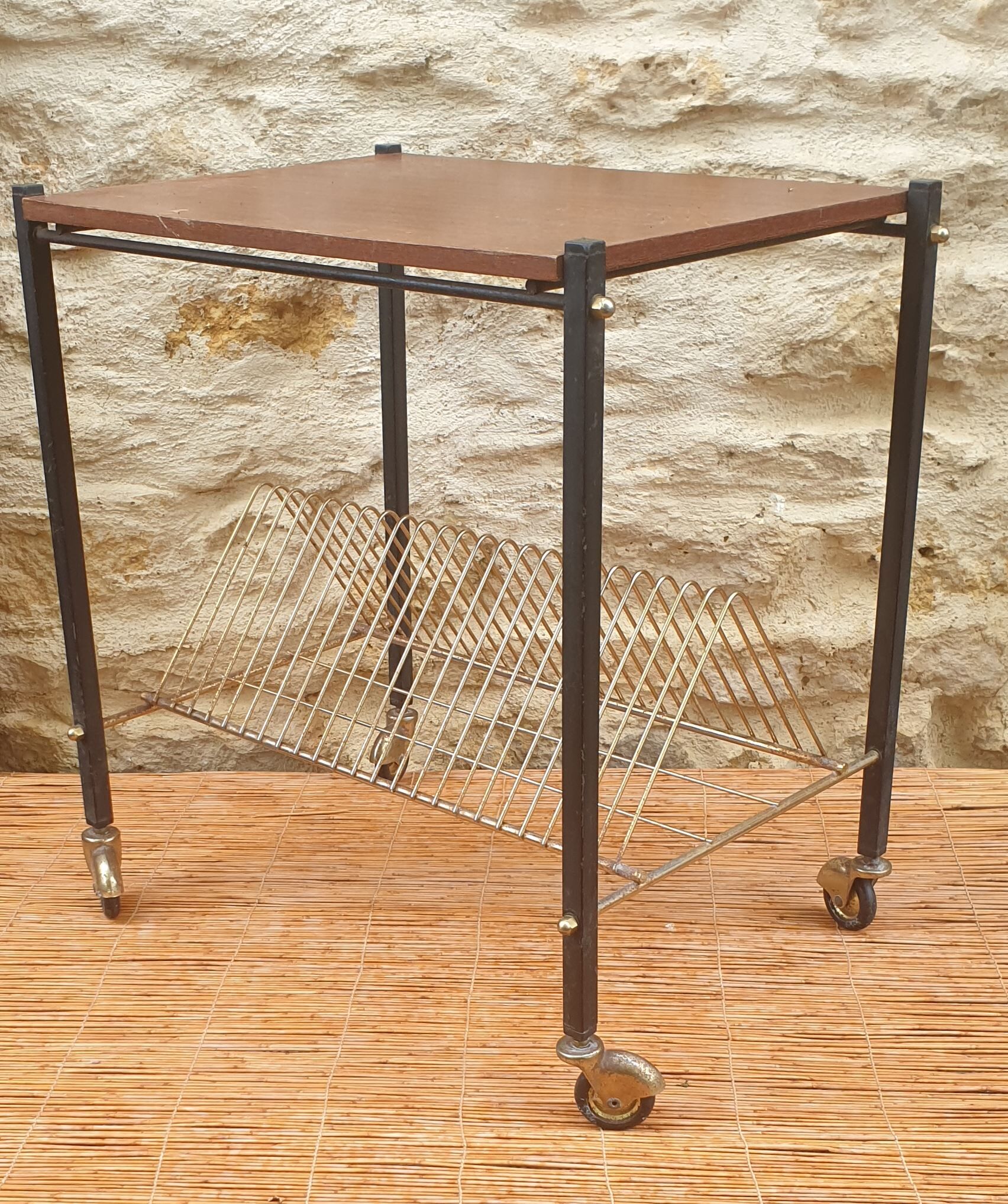 Table vintage et range vinyl