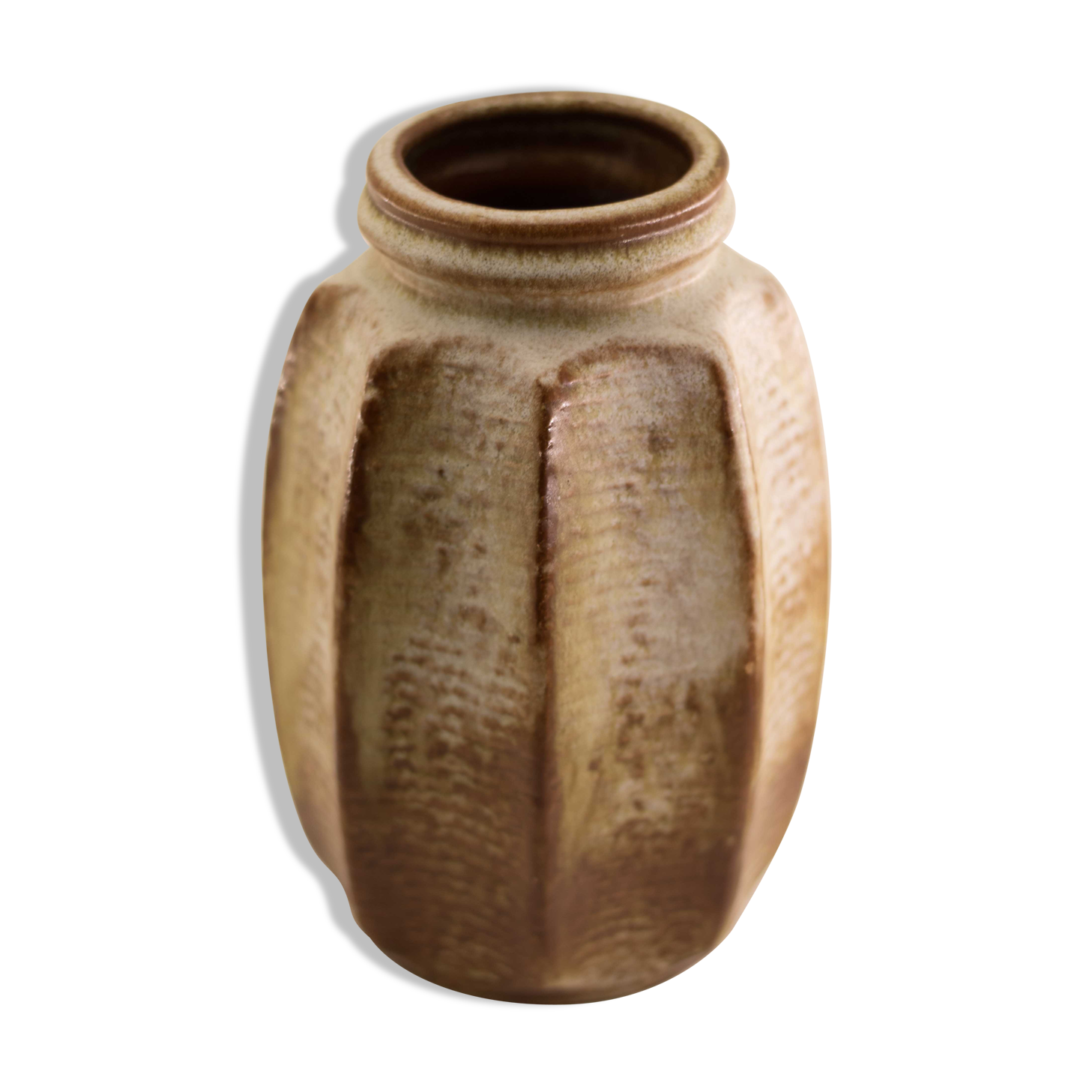 Octagonal West germany vase