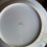 Lot of 3 plates of fine porcelain soup from Limoges de Bernardaud