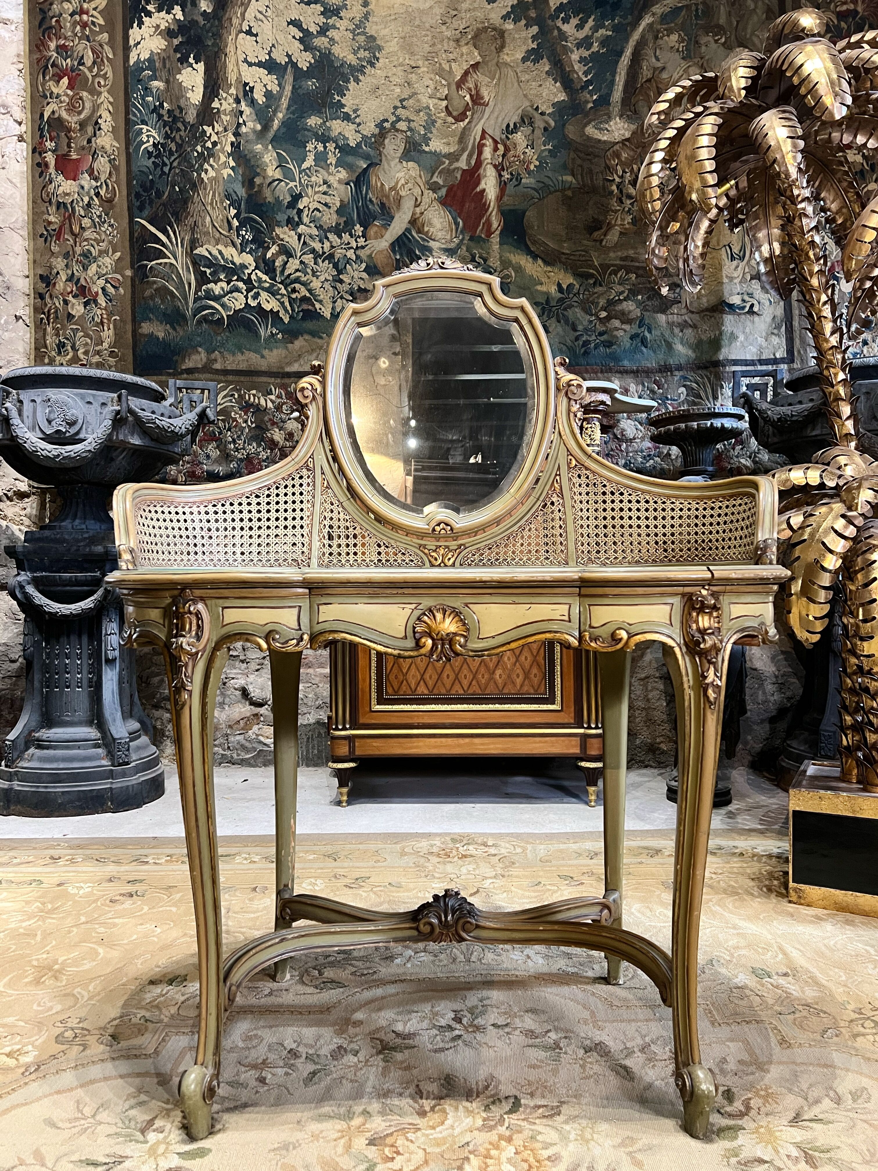 Dressing table in Louis XV style of the Napoleon III period
