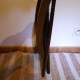 Folding wooden stool, plant holder