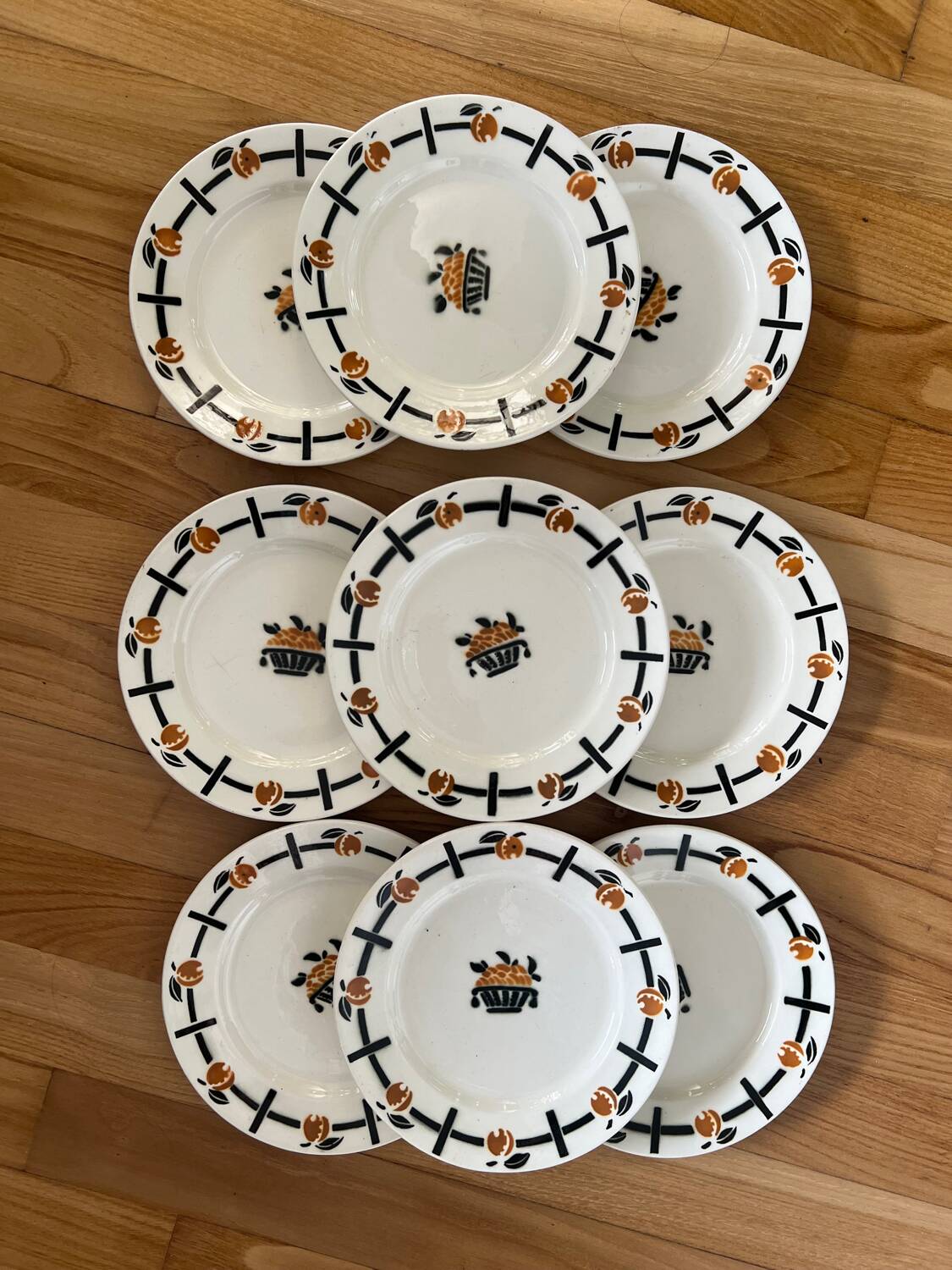Badonvillier dessert plates