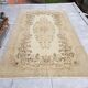 Tapis de sol anatolien Oushak beige sku 844