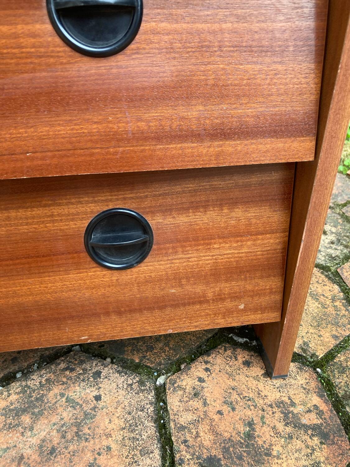 Vintage shoe cabinet