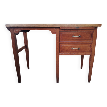 Petit bureau vintage en chêne
