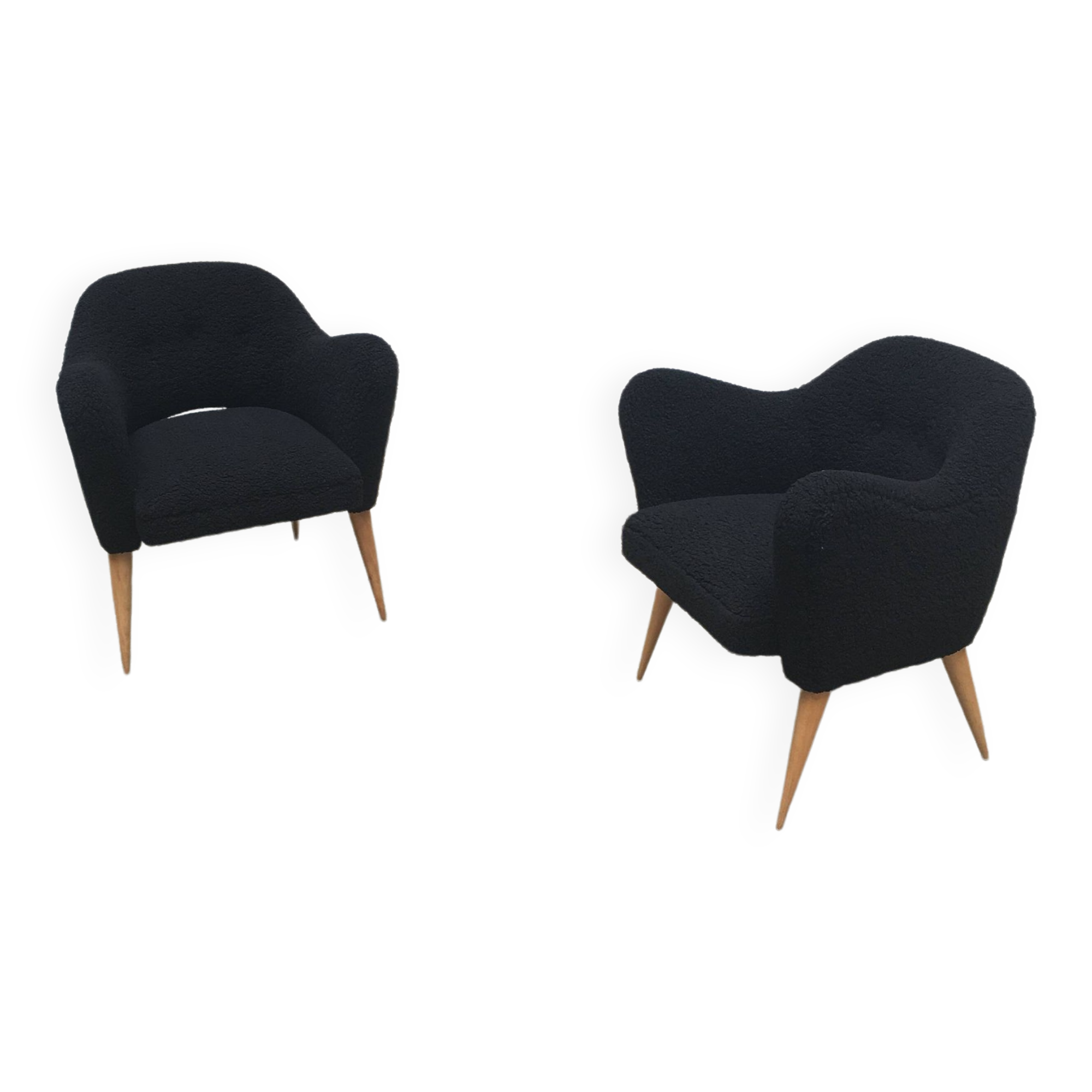Pair of ERTON armchairs by Henri CAILLON