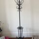 Wrought iron coat rack