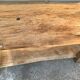 Établi en bois érodé par le temps